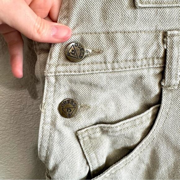 Vintage Cream Overall Skirt - Picture 10 of 13